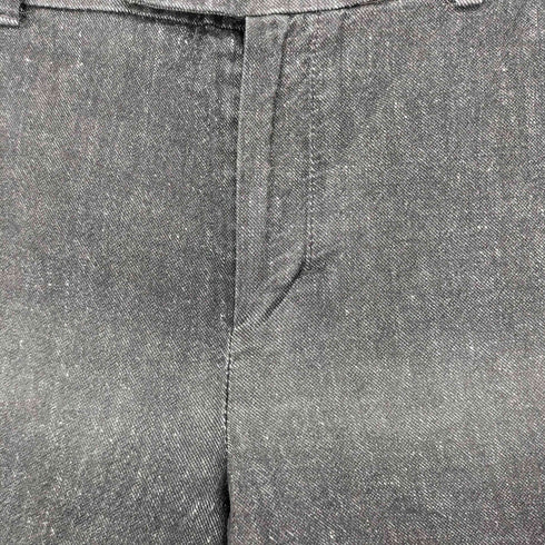 エスマックスマーラ S Max Mara リネンコンブラックデニムクロップドパンツ レディース USA 6