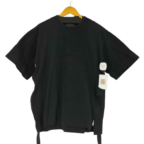 ジュンジェイ JUUN.J バックプリント サイドジップ加工 S/S Tシャツ メンズ