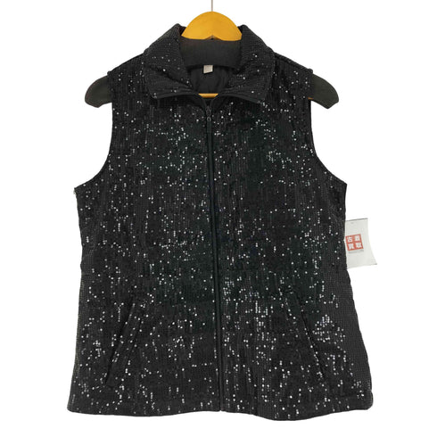 ローラアシュレイ LAURA ASHLEY スパンコール ベスト レディース JPN:M