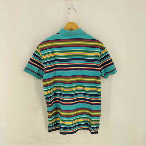 ポロバイラルフローレン Polo by RALPH LAUREN 90S マルチカラボーダーポロシャツ メンズ import:M
