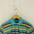 ポロバイラルフローレン Polo by RALPH LAUREN 90S マルチカラボーダーポロシャツ メンズ import:M