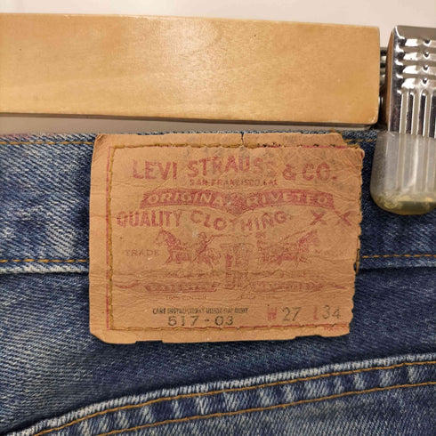 リーバイス Levis 00S USA製 517 ボタン裏379刻印 ジップフライ ブーツカット デニム パンツ 00年製 レディース W27 L34
