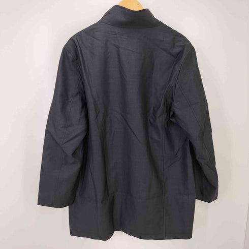 ランバンコレクション LANVIN COLLECTION スタンドカラー 比翼 ジップアップ コート レディース R48-45