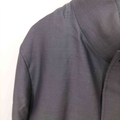 ランバンコレクション LANVIN COLLECTION スタンドカラー 比翼 ジップアップ コート レディース R48-45