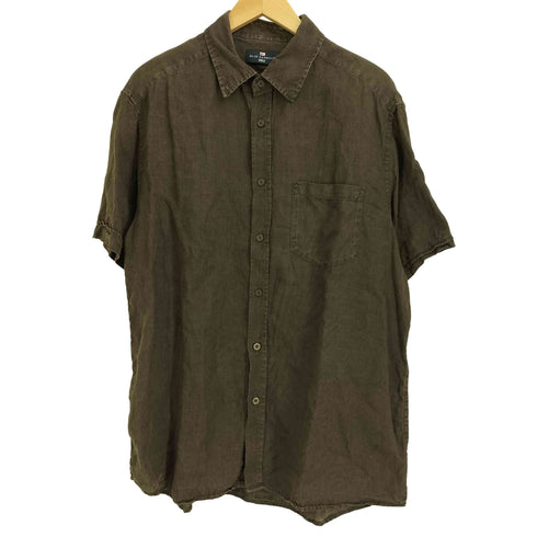 BLUE HARBOUR リネン 半袖シャツ メンズ import:L