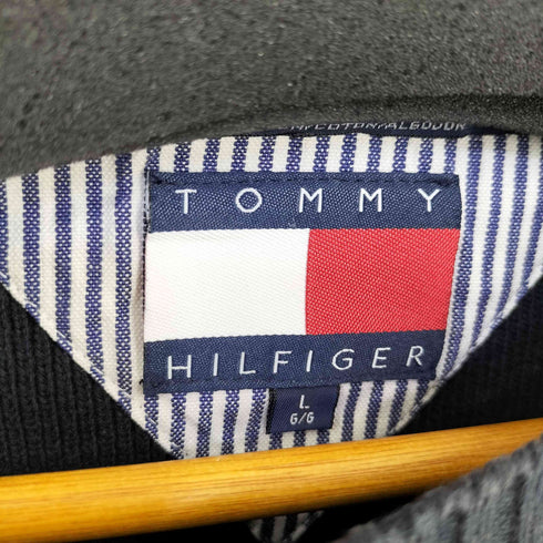 トミーヒルフィガー TOMMY HILFIGER 90S マルチボーダーコットンニット メンズ import:L