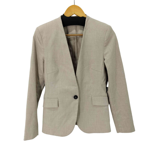 ザラ ZARA ノーラペル フィットブレザー レディース FR:36