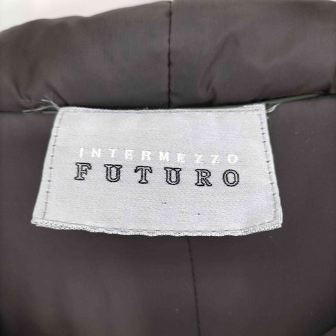 インターメッツォ INTERMEZZO イタリア製 FUTURO ロングジップ デザイン ポケット リバーシブル 中綿 ジャケット メンズ import:M