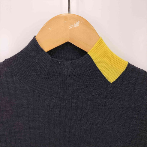 ランバンコレクション LANVIN COLLECTION ワンポイントデザイン ウール 長袖 ニット セーター レディース FR:40