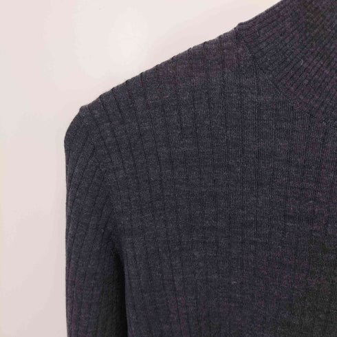 ランバンコレクション LANVIN COLLECTION ワンポイントデザイン ウール 長袖 ニット セーター レディース FR:40