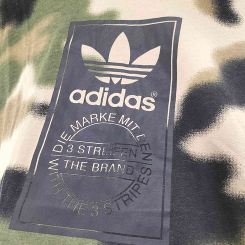 アディダスオリジナルス adidas Originals フロントロゴプリントカットソー カモフラ メンズ JPN:L