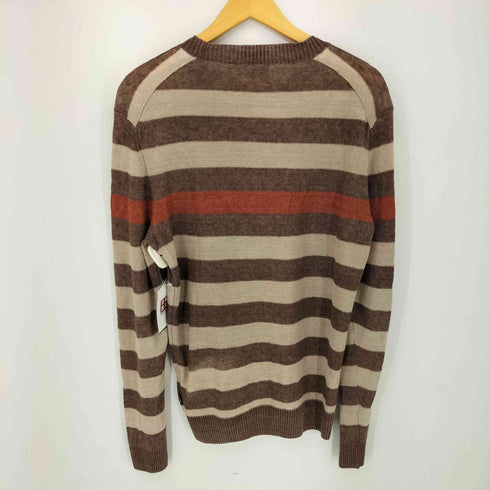 ヒューゴボス HUGO BOSS ボーダーリネンニットトップス メンズ import:M