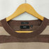 ヒューゴボス HUGO BOSS ボーダーリネンニットトップス メンズ import:M
