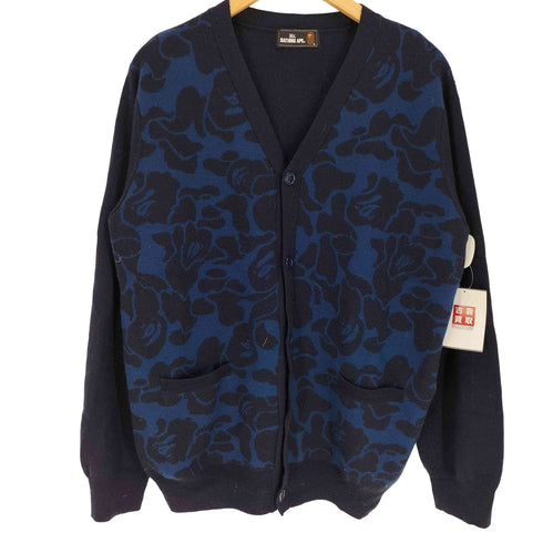 ミスターベイシングエイプ Mr. BATHING APE カモ柄カーディガン メンズ JPN:L