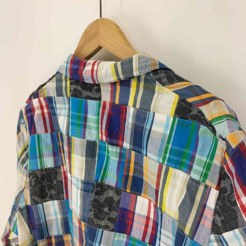 ミスターベイシングエイプ Mr. BATHING APE bright jacket with print パッチワークテーラードジャケット カモ柄 メンズ JPN:50
