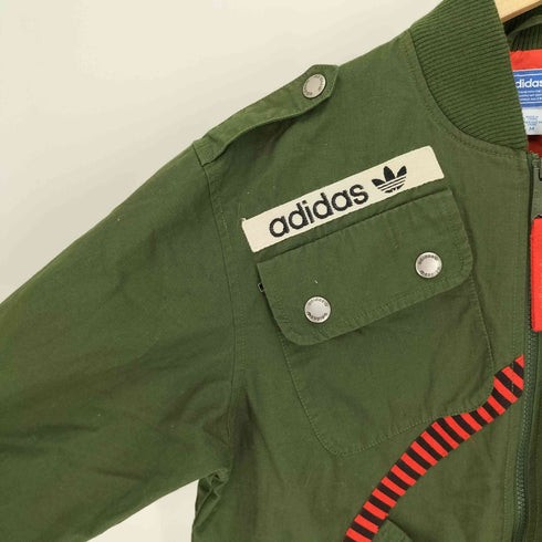 アディダスオリジナルス adidas Originals YT-1300 FLIGHT JACKET リップストップ刺繍ジップアップフライトジャケット メンズ JPN:M