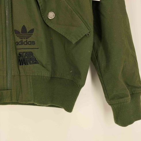 アディダスオリジナルス adidas Originals YT-1300 FLIGHT JACKET リップストップ刺繍ジップアップフライトジャケット メンズ JPN:M