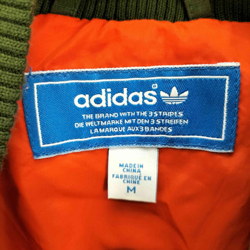 アディダスオリジナルス adidas Originals YT-1300 FLIGHT JACKET リップストップ刺繍ジップアップフライトジャケット メンズ JPN:M