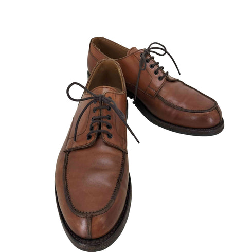 クロケットアンドジョーンズ CROCKETT&JONES WEXFORD Uチップ カーフブラウン メンズ UK:8E