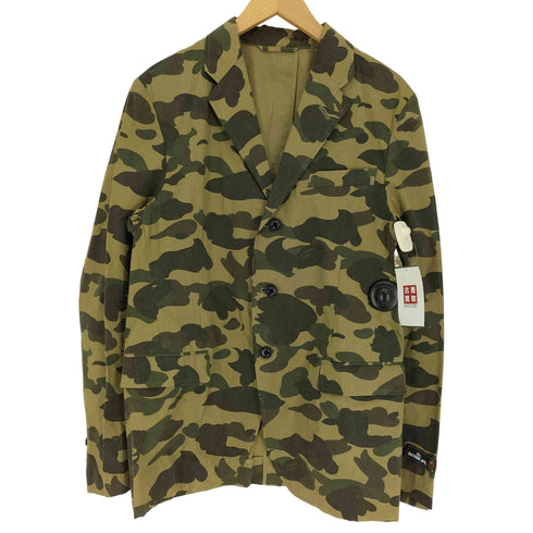 ミスターベイシングエイプ Mr. BATHING APE 1ST CAMO 3 BUTTON JACKET カモ柄テーラードジャケット メンズ JPN:50