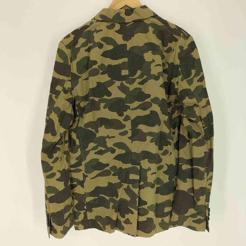 ミスターベイシングエイプ Mr. BATHING APE 1ST CAMO 3 BUTTON JACKET カモ柄テーラードジャケット メンズ JPN:50