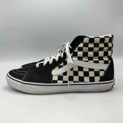 バンズ VANS ULTRA CUSH SK8-HI DX スケートハイ ブラック チェッカー フラッグ ハイカット スニーカー メンズ JPN:27.5