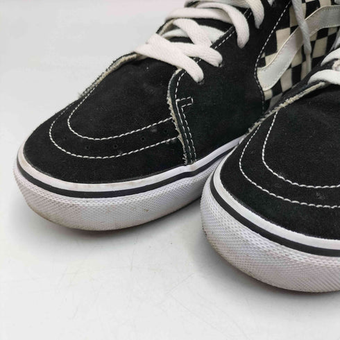 バンズ VANS ULTRA CUSH SK8-HI DX スケートハイ ブラック チェッカー フラッグ ハイカット スニーカー メンズ JPN:27.5