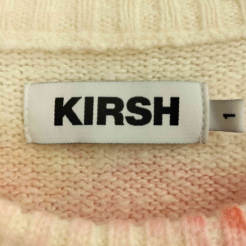 キルシー KIRSH Cherry Print Knit Sweater チェリープリントニット レディース JPN:1