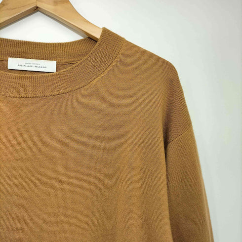 ユナイテッドアローズグリーンレーベルリラクシング UNITED ARROWS green label relaxing WASHABLE/WO ミラノ モックネック ニット ミラノリブ メンズ import:XL