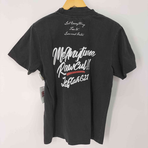 レフラー Leflah anytime 両面プリントTシャツ メンズ JPN:M