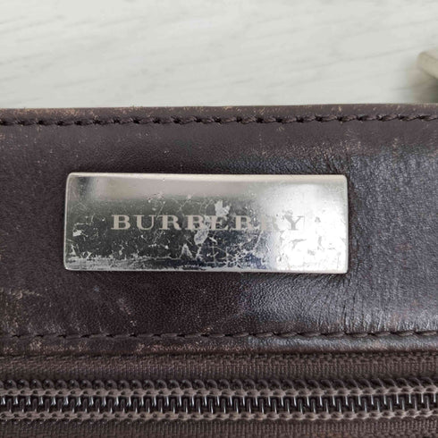 バーバリー BURBERRY ノバチェック サコッシュ レザーショルダーバッグ レディース