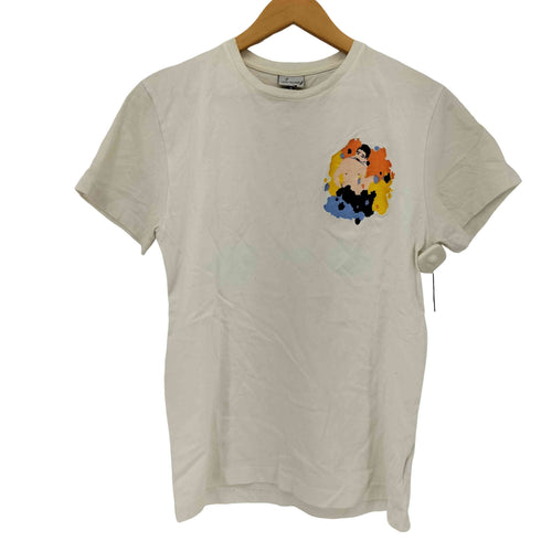 カルネボレンテ Carne Bollente ワンポイント刺繍 クルーネックTシャツ メンズ import:S