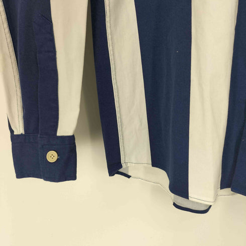 ザラ ZARA ストライプボタンシャツ メンズ import:L