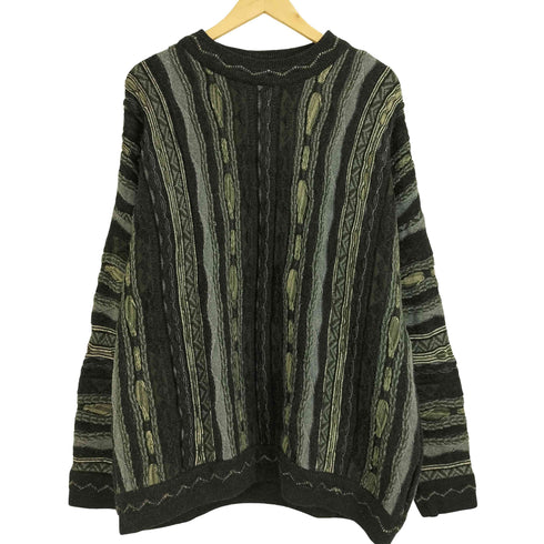 PURELY AUSTRALIAN CLOTHING CO. 総柄3Dニット メンズ
