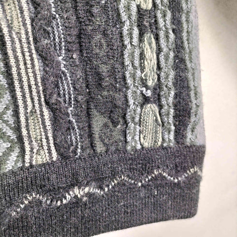 PURELY AUSTRALIAN CLOTHING CO. 総柄3Dニット メンズ