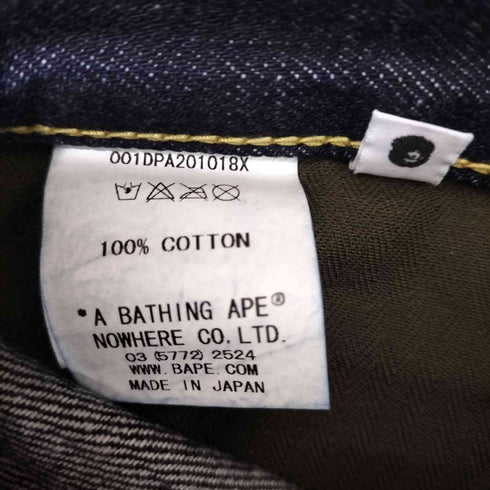 アベイシングエイプ A BATHING APE 1999 TYPE-02 REGULAR SHARK JEANS シャークジーンズ メンズ JPN:L