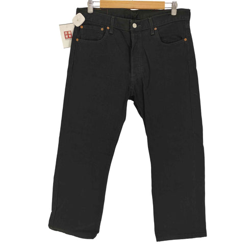リーバイス Levis 501 ORIGINAL JEANS-BLACK ブラックデニム メンズ 34×32