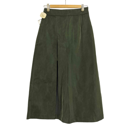 ゴスペル GHOSPELL Slit Millet Skirt フェイクレザースリットスカート レディース S