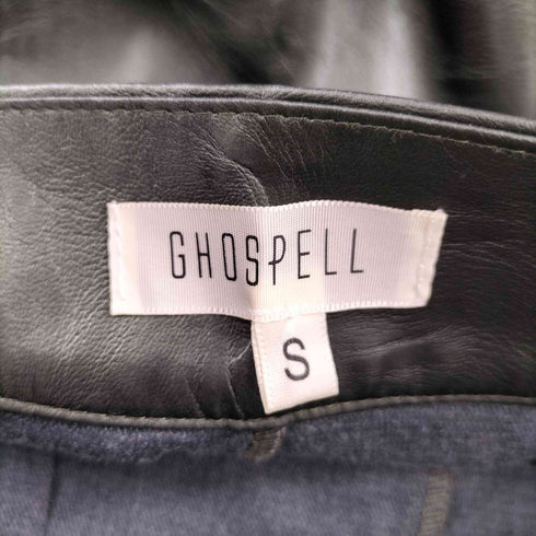 ゴスペル GHOSPELL Slit Millet Skirt フェイクレザースリットスカート レディース S