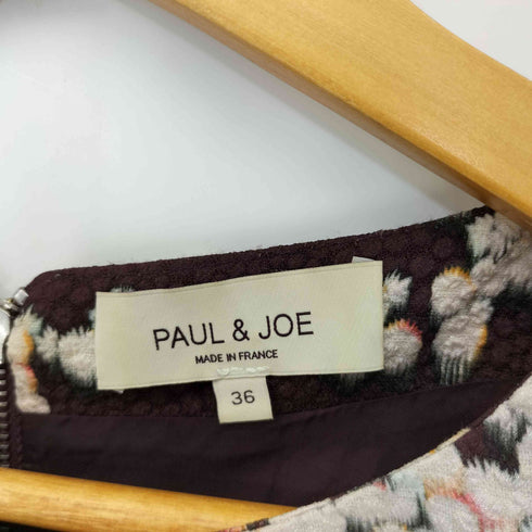 ポールアンドジョー PAUL&JOE 花柄ショートスリーブワンピース レディース JPN:36