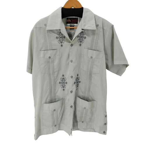 Guayabera Yucatecas 80-90S メキシコ製 キューバシャツ メンズ import:L