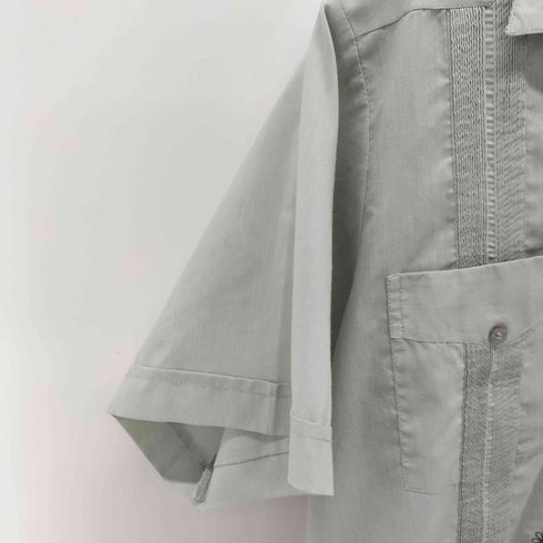 Guayabera Yucatecas 80-90S メキシコ製 キューバシャツ メンズ import:L