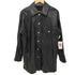ザラ ZARA フェイクレザー シャツジャケット レディース import:XS