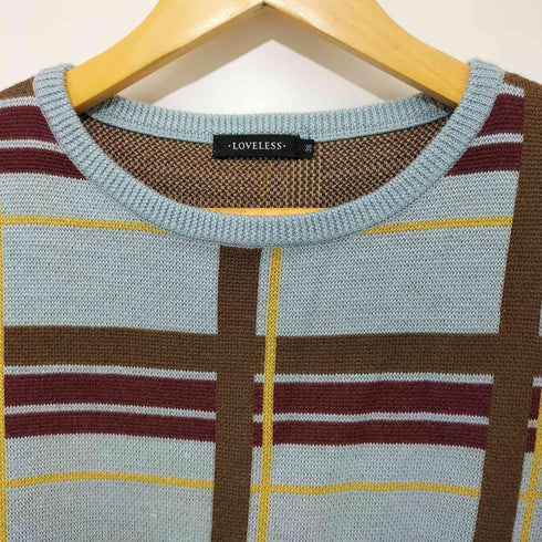 ラブレス LOVELESS チェック プルオーバー ニット レディース FR:36