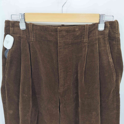 スティーブンアラン Steven Alan 8W ヘビーウェイト コーデュロイ ツープリーツ スラックス メンズ JPN:M