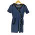 シーバイクロエ SEE BY CHLOE ボーダーカシュクールワンピース レディース US:4