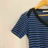 シーバイクロエ SEE BY CHLOE ボーダーカシュクールワンピース レディース US:4