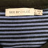 シーバイクロエ SEE BY CHLOE ボーダーカシュクールワンピース レディース US:4