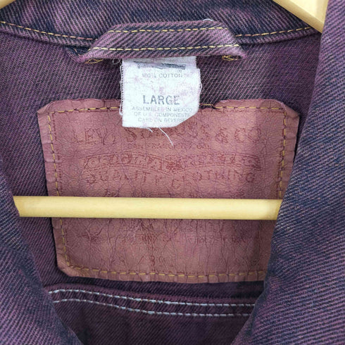 リーバイス Levis 製品染め デニムトラッカージャケット メンズ import:L