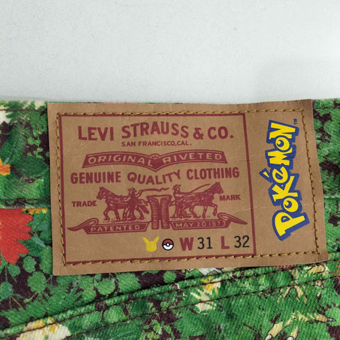 リーバイス Levis 25周年記念 551Z AUTHENTIC STRAIGHT POKEMON GARDEN メンズ W31 L32